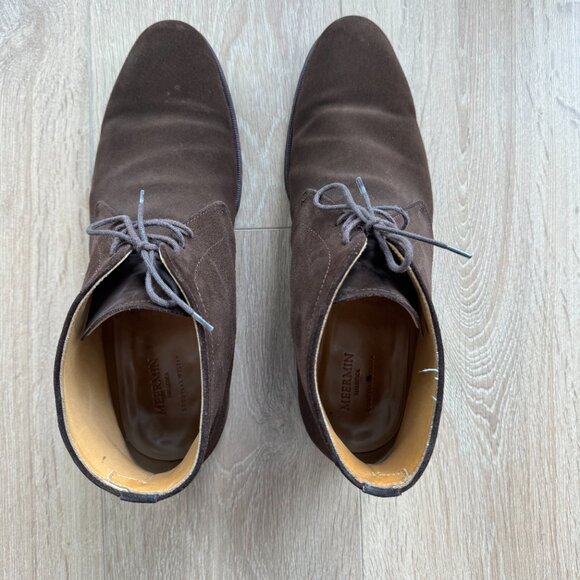Meermin Brown Suede Chukka Boots - Picture 7 of 8